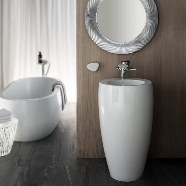 Раковина Laufen Alessi 8.1197.2.400.104.1 530х530 мм с пьедесталом