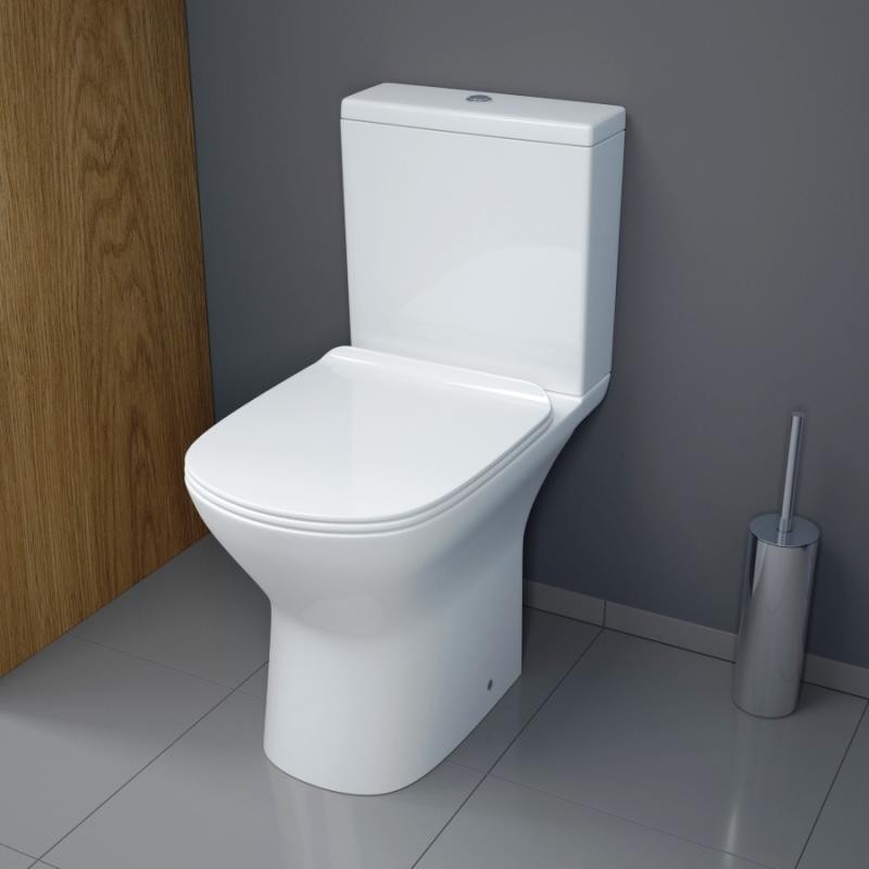 Унитаз напольный Delice Beatrice Compact c сиденьем микролифт