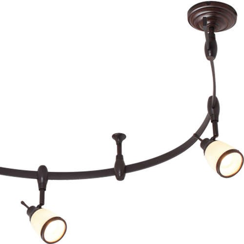 Светильник трековый с гибкой шиной Odeon Light Lofia 3806/6TR коричневый E14 6х60W 220V