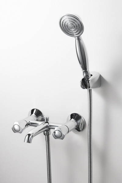 Смеситель для ванны Bravat Duo F6133186CP-B