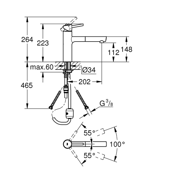 Смеситель для кухни Grohe Concetto 31129001