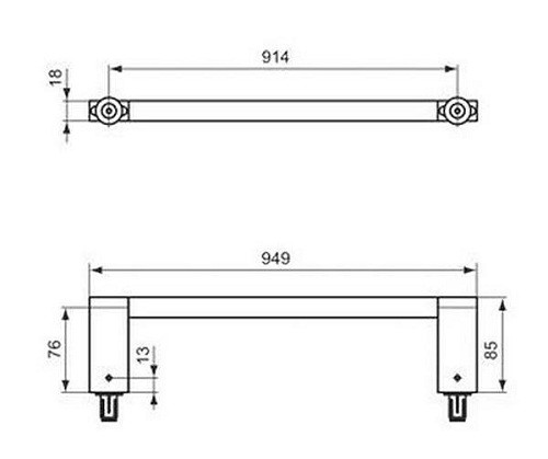 Полотенцедержатель Ideal Standard Connect E6984AA