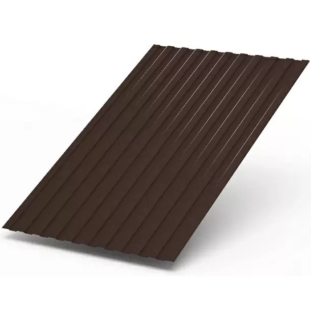 Профнастил С8А Металл Профиль 2000х1200 RAL 8017 шоколадно-коричневый