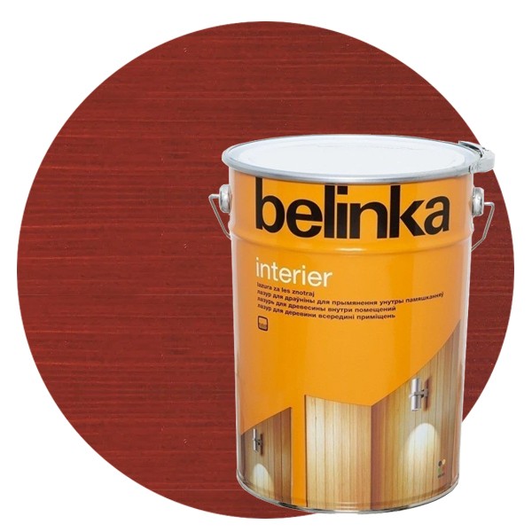 Пропитка для древесины Belinka Interier № 71 Кораллово-красный 10 л