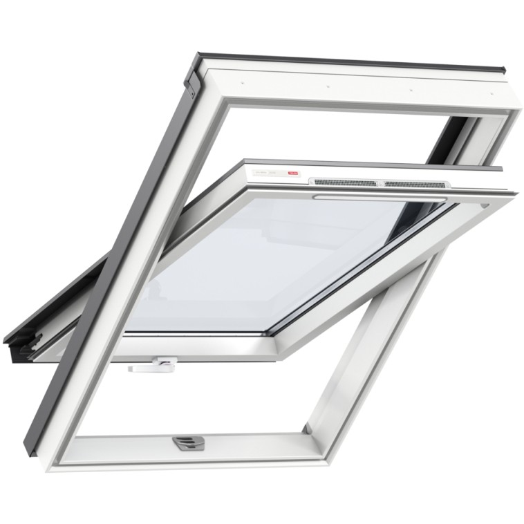 Окно мансардное Velux Optima Комфорт Пластик GLP 0073BIS (FR06) 660х1180 мм ручка снизу