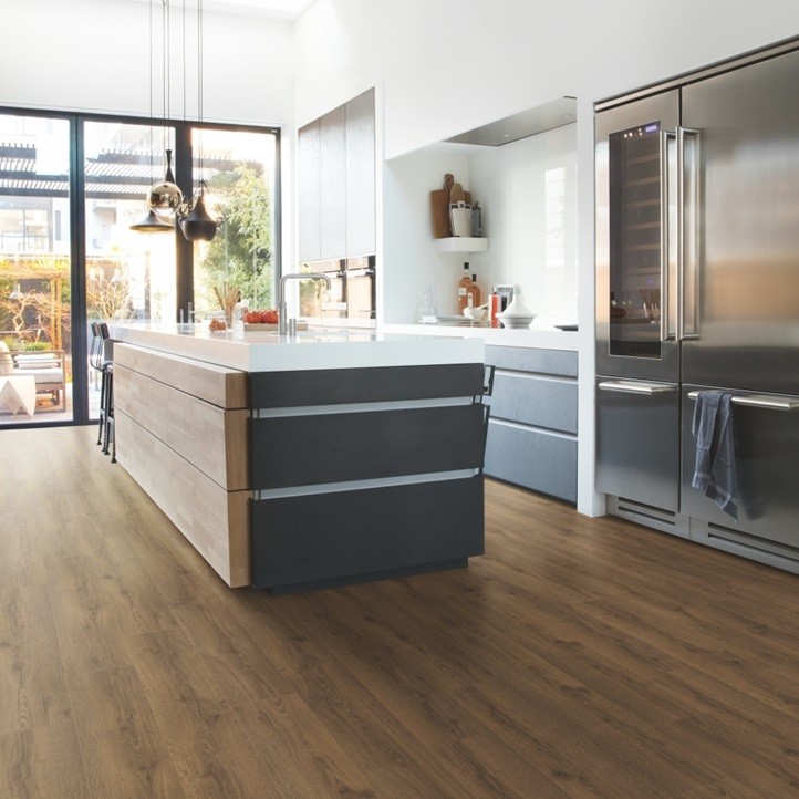 Ламинат Quick-Step Classic CLV4086 Дуб шоколадный рустикальный