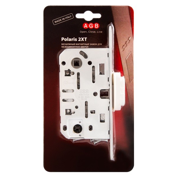 Замок межкомнатный AGB Mediana Polaris WC B06102 белый