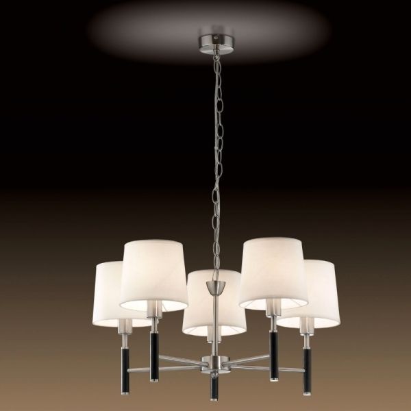 Люстра подвесная Odeon Light Glen 2266/5 никель E14 5х40W 220V