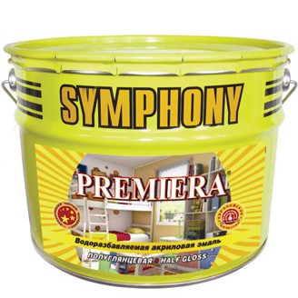 Эмаль Symphony Premiera C шелково-матовая 9 л
