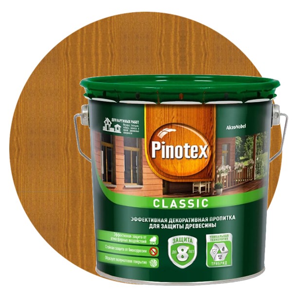 Пропитка для древесины Pinotex Classic Орегон 2,7 л
