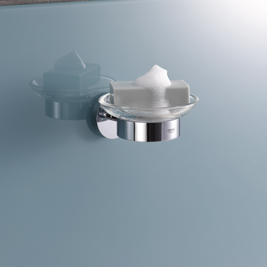 Мыльница стеклянная Grohe Essentials 40444001