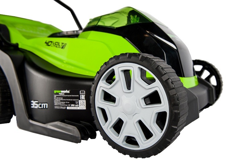 Газонокосилка аккумуляторная Greenworks G40LM35K2