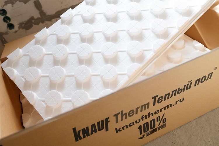 Теплоизоляционные маты Knauf Therm Теплый пол 1200х600х47 мм