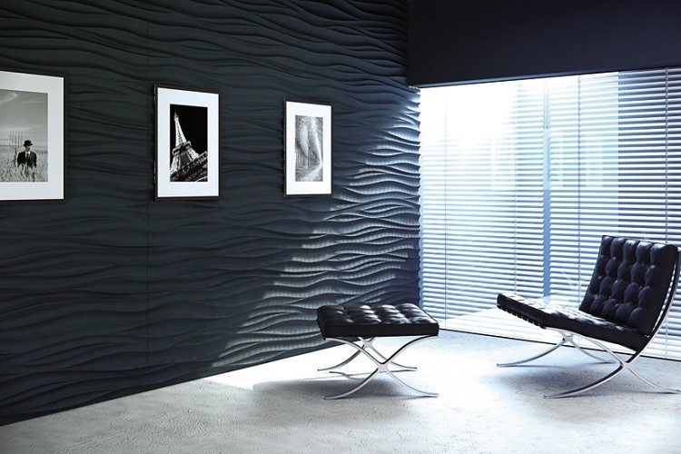 Дизайнерская 3D панель из гипса Artpole Silk 1 600х600 мм