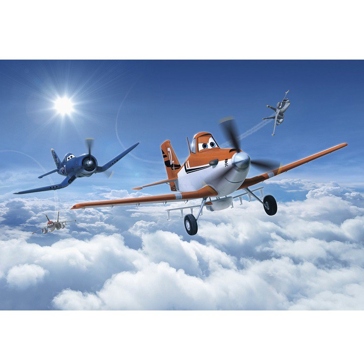 Фотообои бумажные Komar Planes Above the Clouds 8-465 3,68x2,54 м