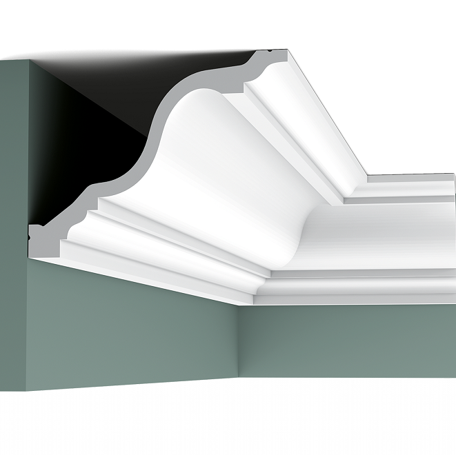 Карниз потолочный полиуретановый Orac Decor Luxxus C334F 2000х196х150 мм