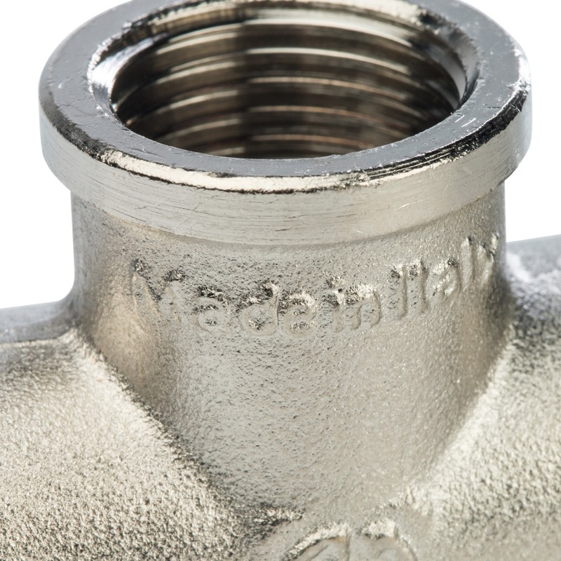 Крестовина Stout SFT-0031-000012 1/2 дюйма никелированная с внутренней резьбой