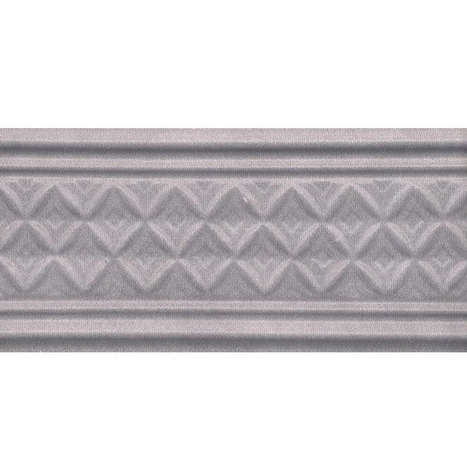 Бордюр керамический Kerama Marazzi LAA005 Пикарди структура сиреневый 150х67 мм