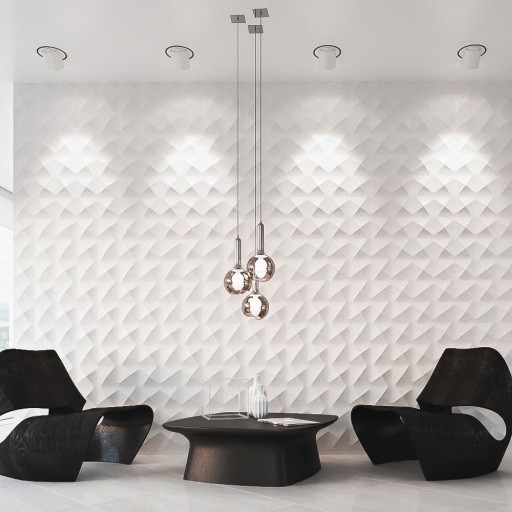 Дизайнерская 3D панель из гипса Artpole Aura 600х600 мм