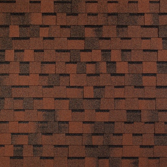 Черепица гибкая Tegola Top Shingle Премьер Красно-коричневая