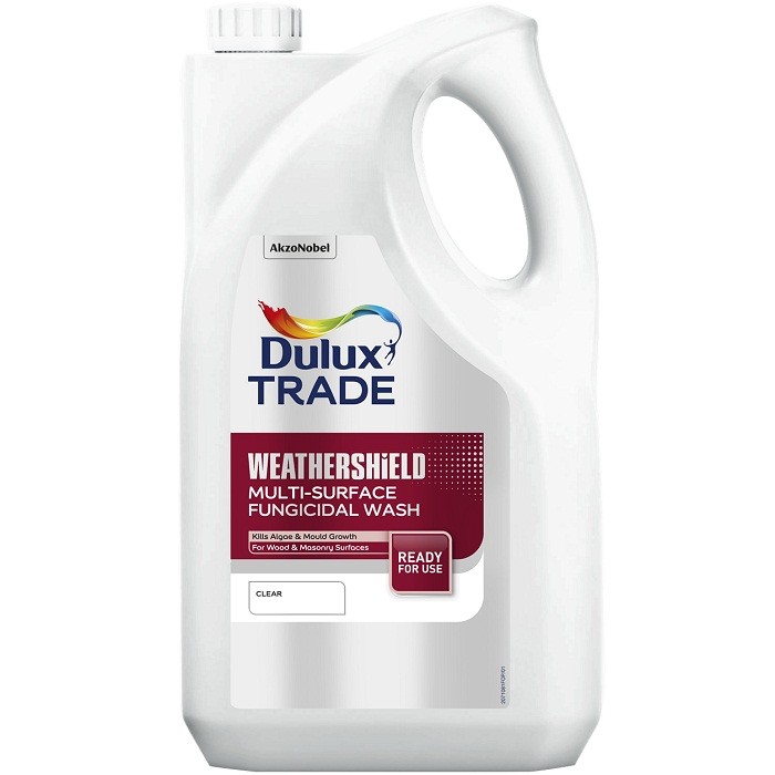 Фунгицидная смывка Dulux Weathershield Multy-Surface Fungicidal Wash 5 л