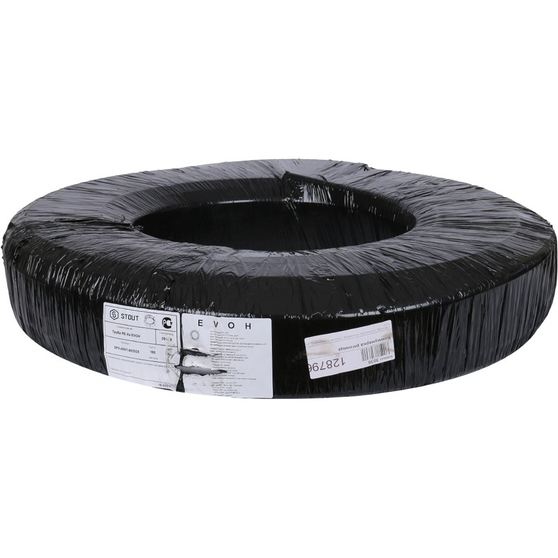 Труба Stout PEX-a SPX-0001-002028 20х2,8 мм серая бухта 100 м 