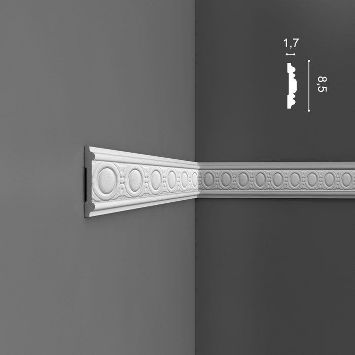 Молдинг полиуретановый Orac Decor Luxxus P7030 2000х85х17 мм