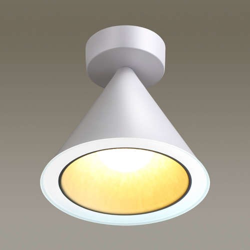 Светильник накладной Odeon Light Taper 3837/15CL белый 15W 220V