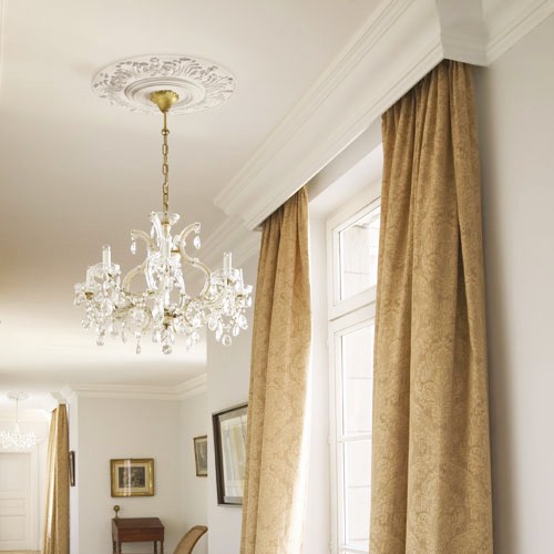 Карниз потолочный полиуретановый Orac Decor Luxxus C334 2000х196х150 мм
