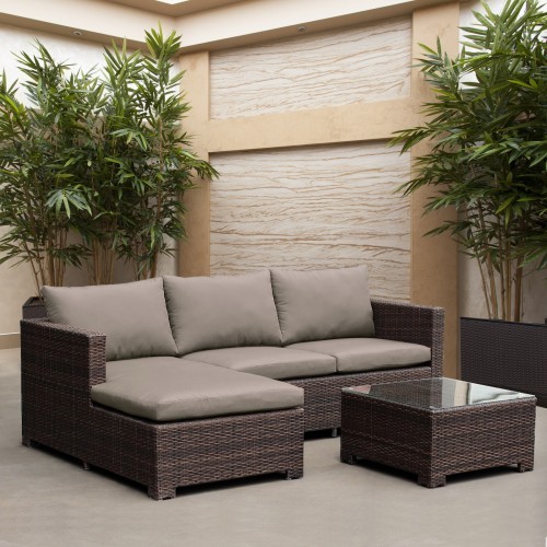 Комплект мебели Афина-Мебель AFM-4025B Brown коричневый