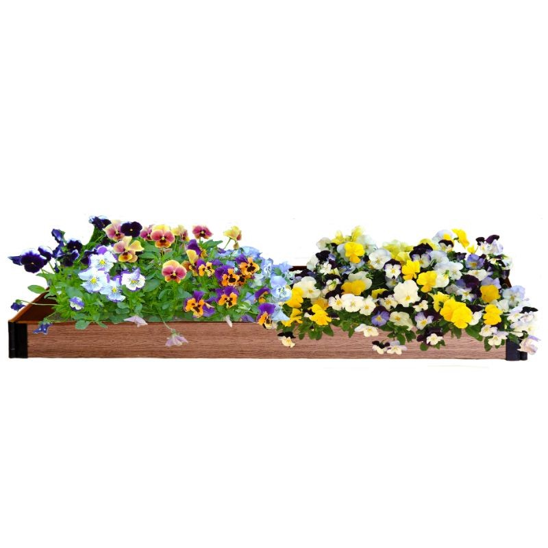 Ограждение ДПК Garden Dreams для грядки 80х200х15 см