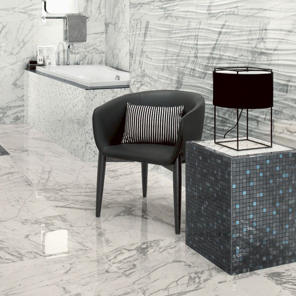 Керамогранит Atlas Concorde Marvel Pro Statuario Select Ribbon 800х400 мм