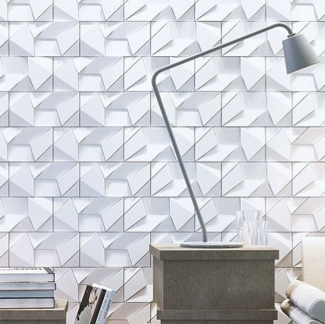 Дизайнерская 3D панель из гипса Artpole Origami 259x128 мм