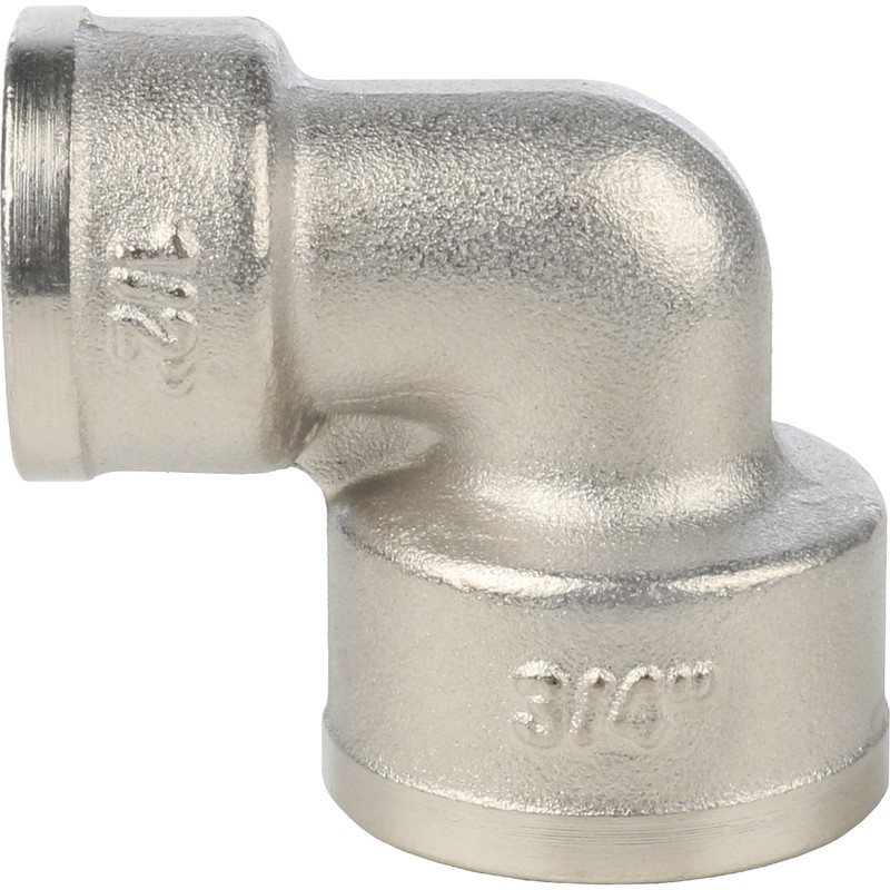 Угольник Stout SFT-0014-003412 3/4х1/2 дюйма никелированный с внутренней резьбой