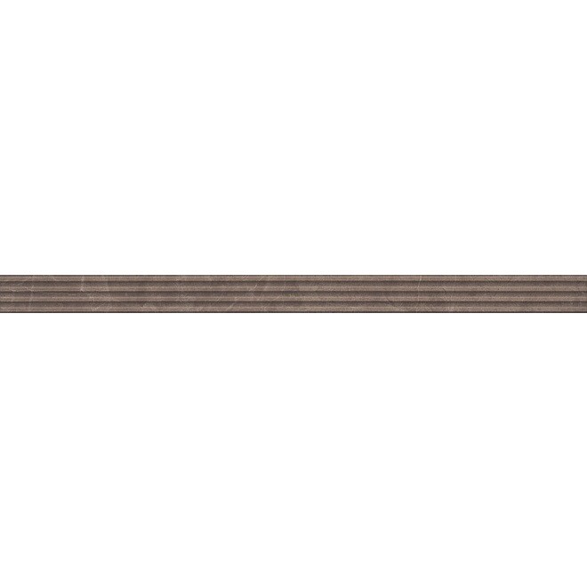 Бордюр керамический Kerama Marazzi LSA005 Орсэ структура коричневый 400х34 мм