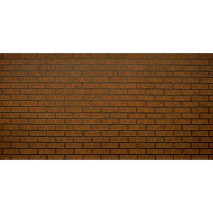 Стеновая панель МДФ Акватон Кирпич темный с тиснением 2440х1220 мм
