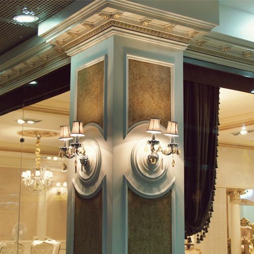 Карниз потолочный полиуретановый Orac Decor Luxxus C307 2000х195х195 мм