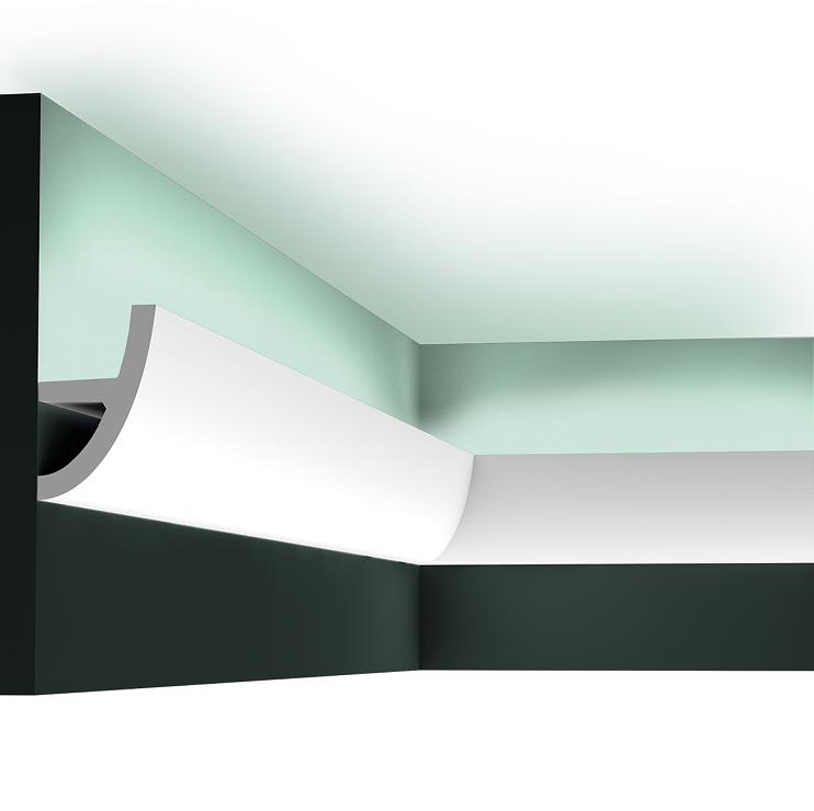 Профиль полиуретановый Orac Decor Ulf Moritz C373F Antonio 2000х50х80 мм для скрытого освещения 