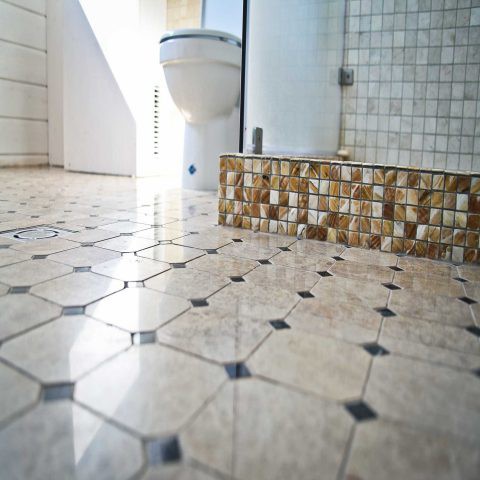 Мозаика из мрамора Natural Octagon M036+M076-BP