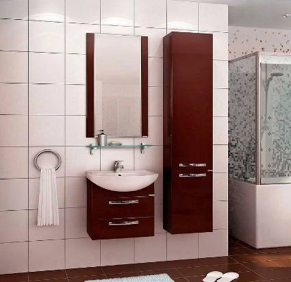Зеркало Акватон Ария 65 1A133702AA430 темно-коричневое