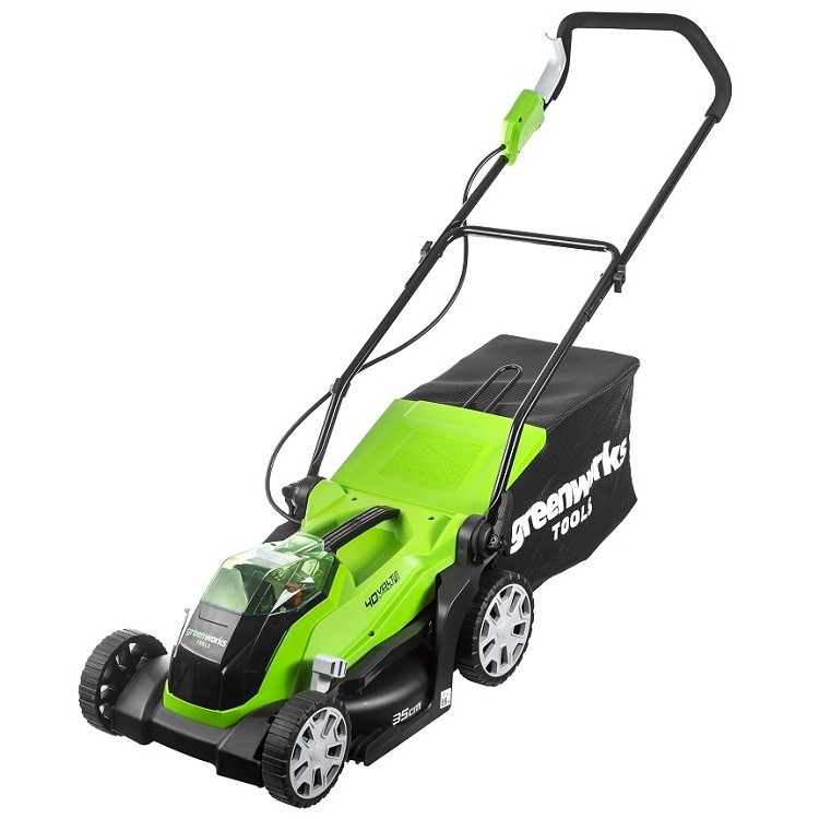 Газонокосилка аккумуляторная Greenworks G40LM35 без аккумулятора и зарядного устройства