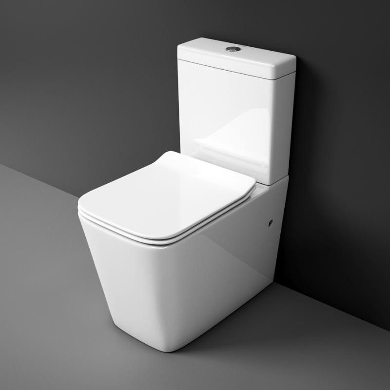 Чаша напольного унитаза Delice Nicole Compact c сиденьем микролифт