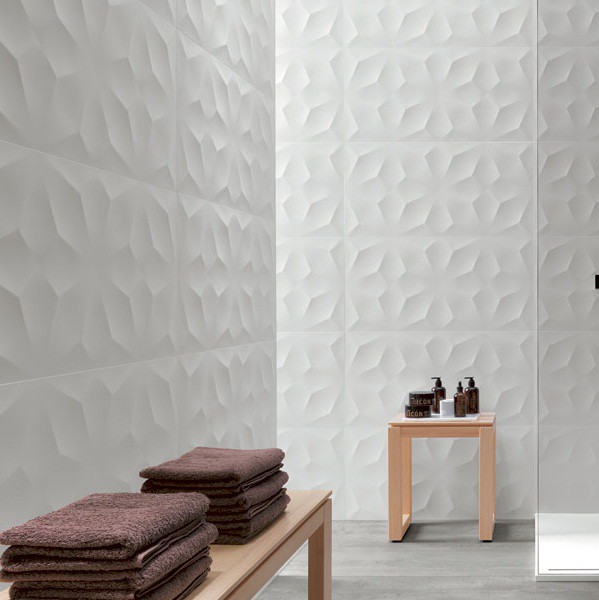 Керамогранит Atlas Concorde 3D Wall Design Diamond White Matt 800х400 мм