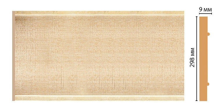 Панель декоративная Decomaster Золото B30-933 2400х298 мм
