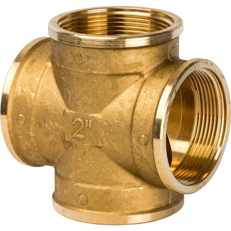 Крестовина Stout SFT-0030-000002 2 дюйма с внутренней резьбой
