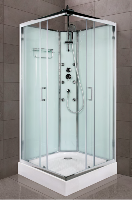 Душевая кабина BelBagno Uno CAB-A-2-90-C-Cr 900х900x2250 мм