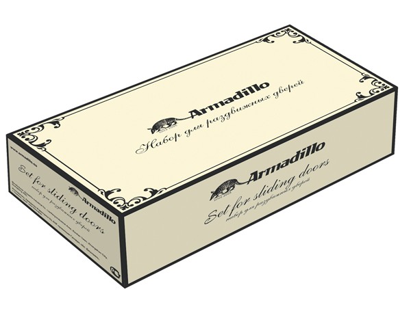 Ручка для раздвижных дверей Armadillo SH010/CL BB-17 коричневая бронза