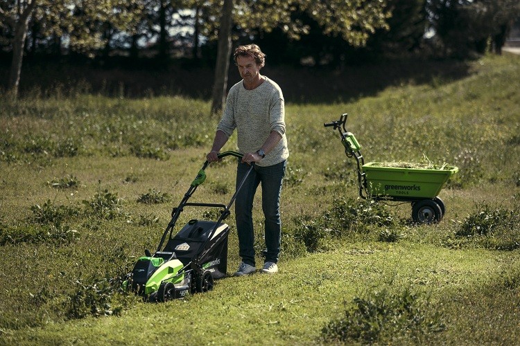 Газонокосилка аккумуляторная Greenworks GD40LM45 без аккумулятора и зарядного устройства