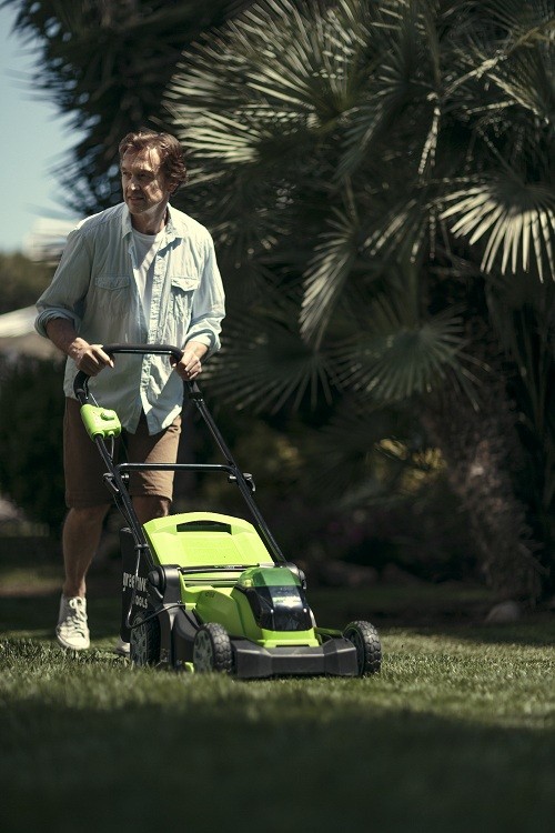 Газонокосилка аккумуляторная Greenworks G40LM40 без аккумулятора и зарядного устройства