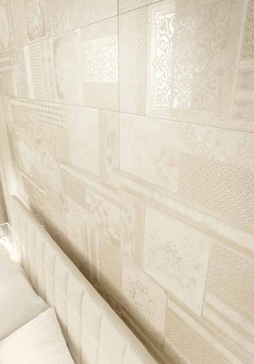 Плитка керамическая Italon Elite White Insero Couture 750х250 мм
